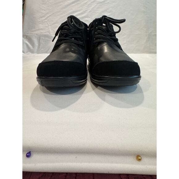 Ortho Feet Black Size 8 Wide Rosel Hands-Free Comfortable Leather Boot - Picture 5 of 16